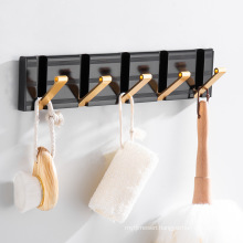 Black Nordic Decorative Wall Mounted Metal Living Room Wardrobe Towel Coat Clothes Hidden Wall Hook